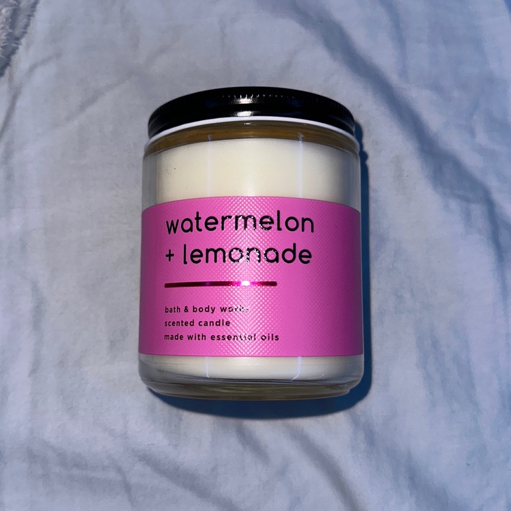 Watermelon+lemonade candle